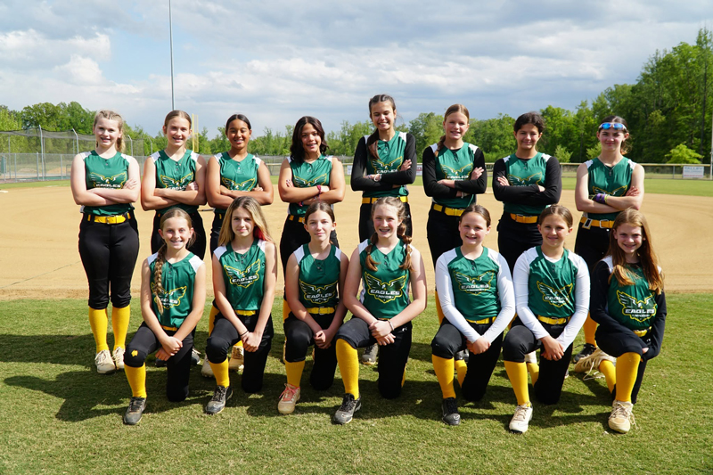 2026 Middle School Softball Team